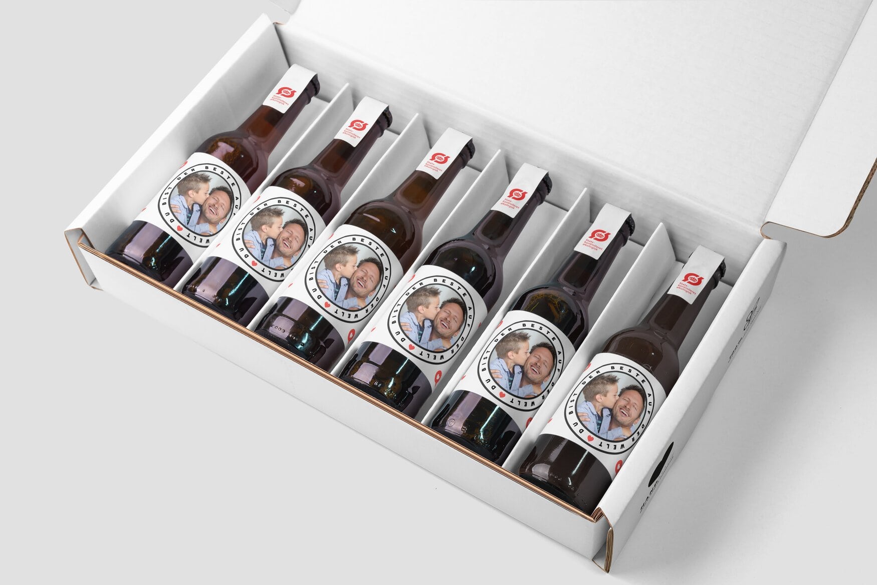 Vatertag: Personalisiertes Bier mit Foto