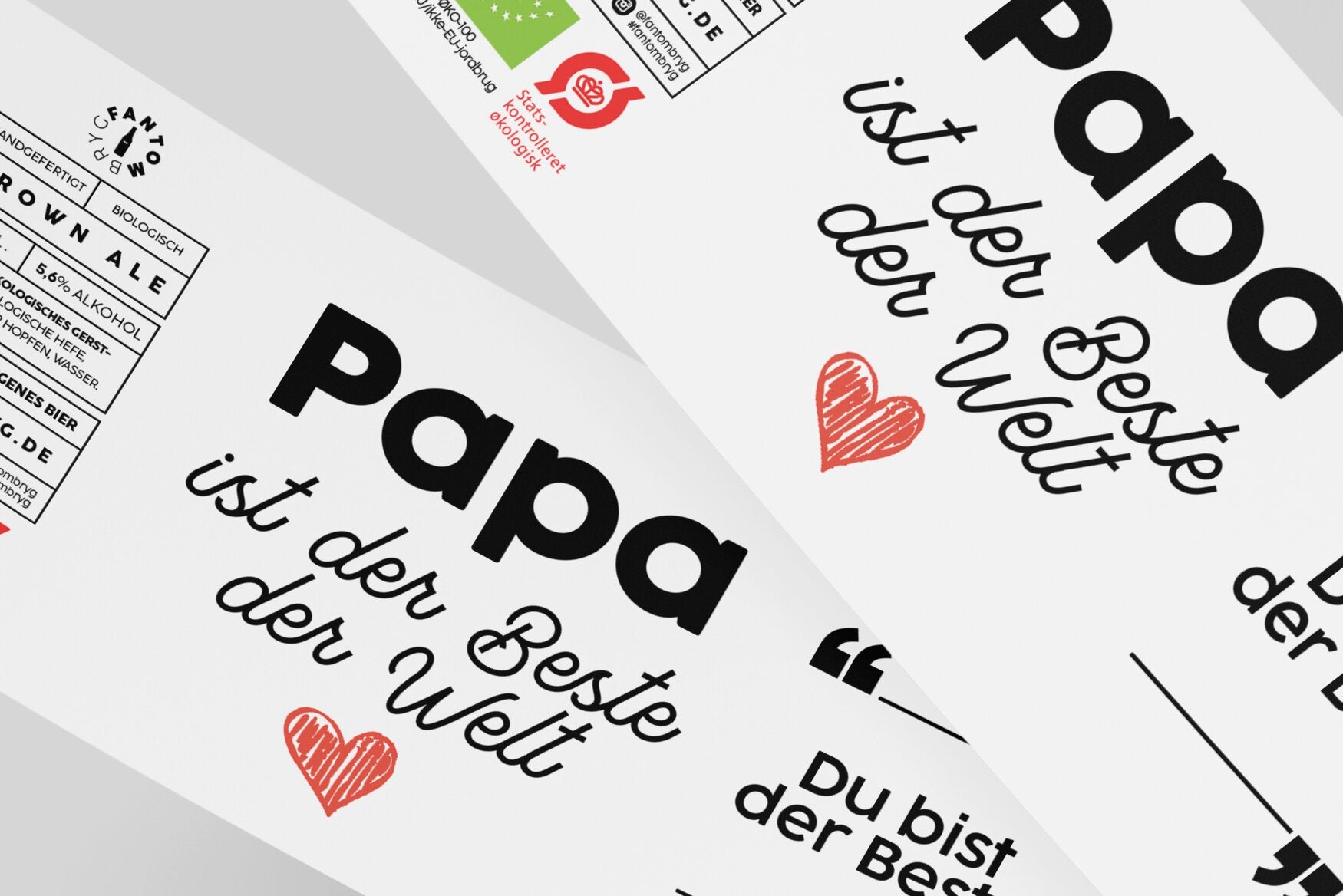 Vatertag Bier: Papa ist der Beste der Welt