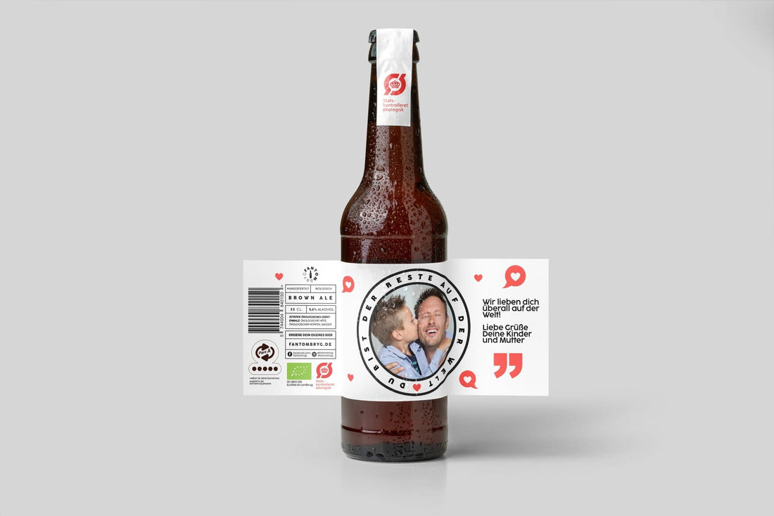 Vatertag: Personalisiertes Bier mit Foto