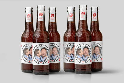 Vatertag: Personalisiertes Bier mit Foto
