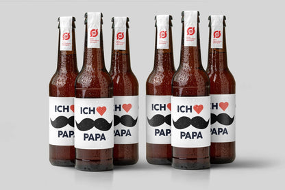 Vatertag Bier: Ich liebe Papa